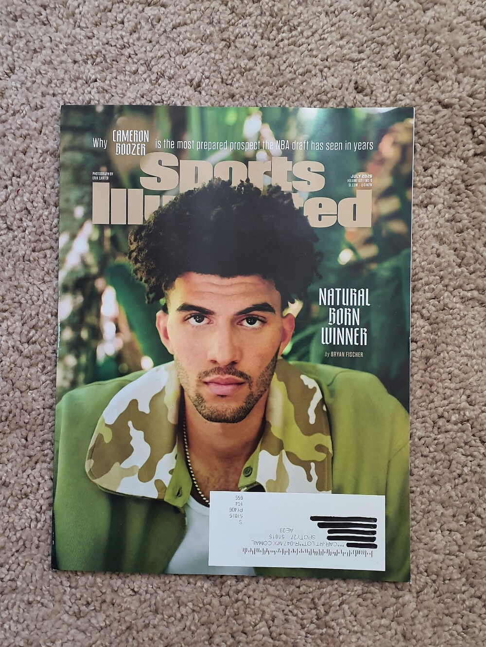 SPORTS ILLUSTRATED MAGAZINE Lot Of 1 July 2026 Issue Features Cameron Boozer